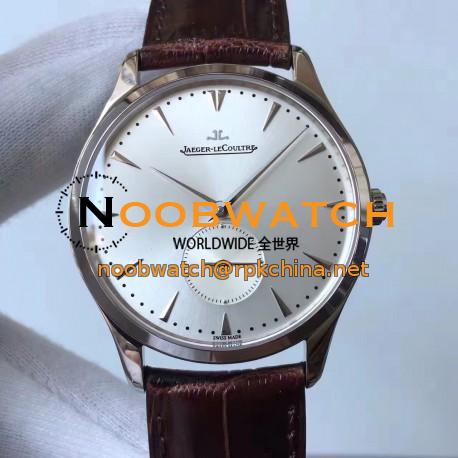 Replica Jaeger-LeCoultre Master Grande Ultra Thin Small Second 1358420 ZF Stainless Steel Silver Dial Swiss Calibre 896