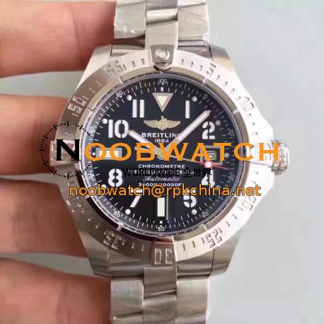 Replica Breitling Avenger II Seawolf A1733110/BC31/169A N Stainless Steel Black Dial Swiss 2836-2