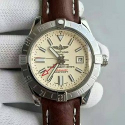 Replica Breitling Avenger II GMT A3239011/G778/437X/A20BA.1 N Stainless Steel White Dial Swiss 2836-2