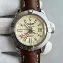 Replica Breitling Avenger II GMT A3239011/G778/437X/A20BA.1 N Stainless Steel White Dial Swiss 2836-2