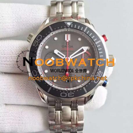 Replica Omega Seamaster Diver 300M Chronograph 212.92.44.50.99.001 N Stainless Steel Grey Dial Swiss 7753