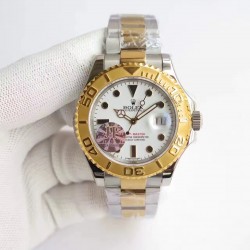Replica Rolex Yacht-Master 40 116622 JF Stainless Steel & Yellow Gold White Dial Swiss 2836-2