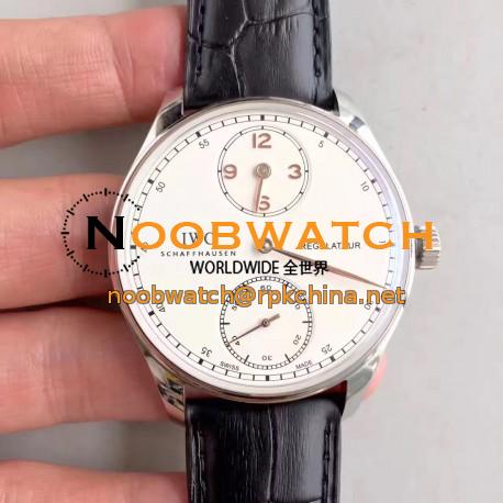 Replica IWC Portugieser Regulateur IW544401 ZF Stainless Steel White & Gold Dial Swiss IWC 98245