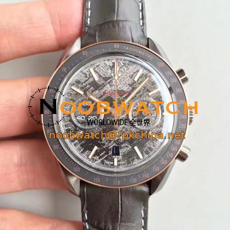 Replica Omega Speedmaster Grey Side of The Moon Meteorite 311.63.44.51.99.002 JH PVD & Rose Gold Grey Dial Swiss 9300