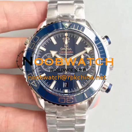 Replica Omega Seamaster Planet Ocean 600M Chronograph 215.30.46.51.03.001 JH Stainless Steel Blue Dial Swiss 9900