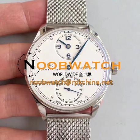 Replica IWC Portugieser Regulateur IW544401 YL Stainless Steel White Dial Swiss IWC 98245